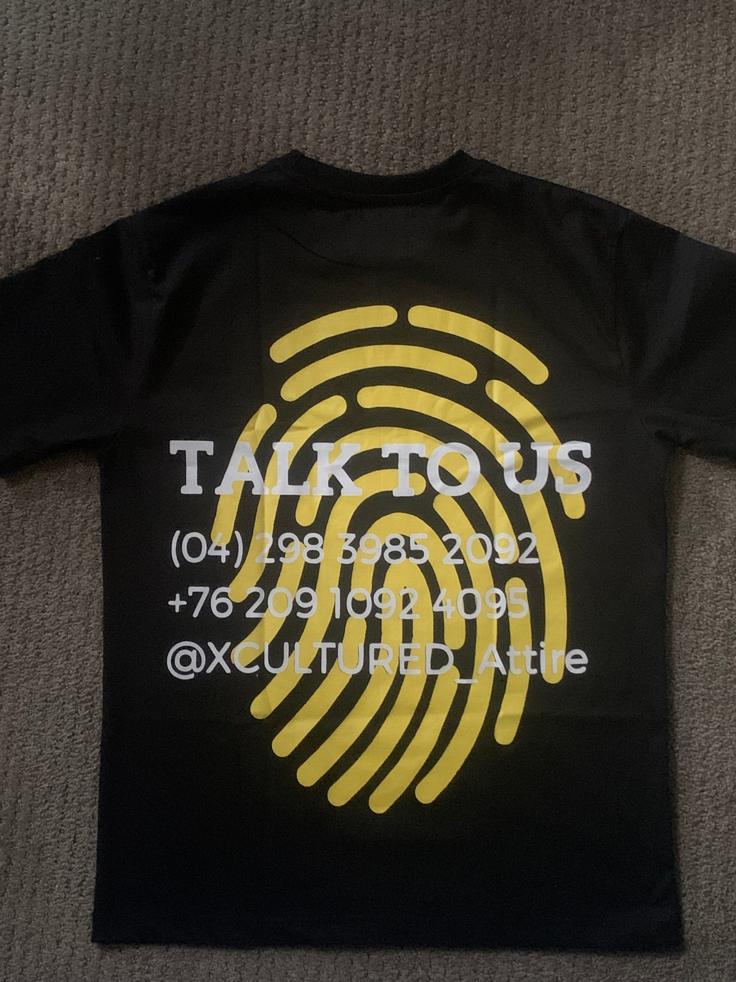 Xcultured Talk To Us Tees
